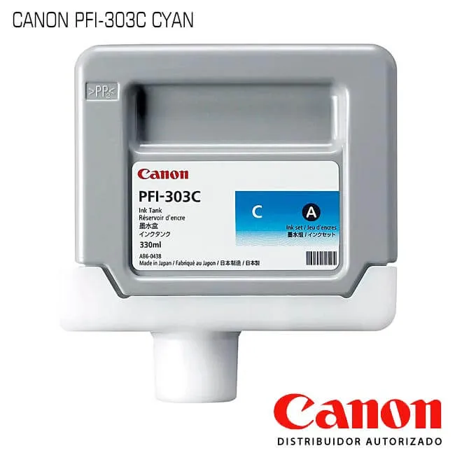 Tinta Canon PFI-303C Cyan Original