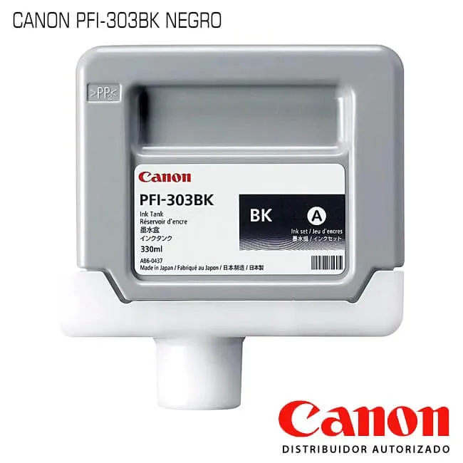 Tinta Canon PFI-303BK Black Original