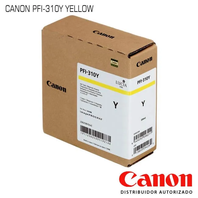 Tinta Canon PFI-310Y Yellow Original