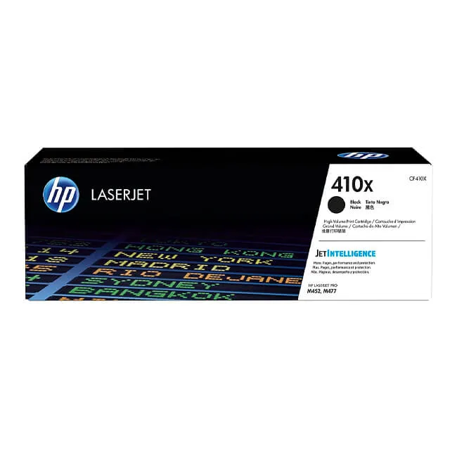 Tóner HP 410x orginal CF410X alto rendimiento