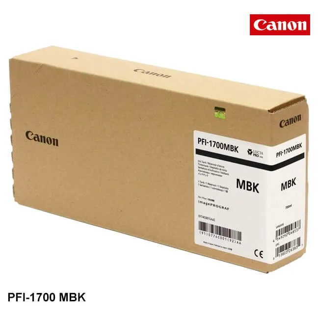 Tanque de Tinta Canon PFI-1700 MBK