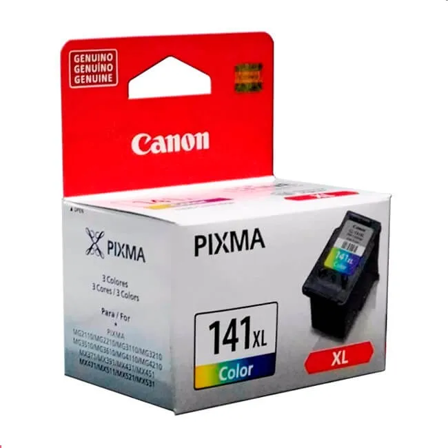 Cartucho de Tinta Canon CL-141XL alta capacidad Tricolor