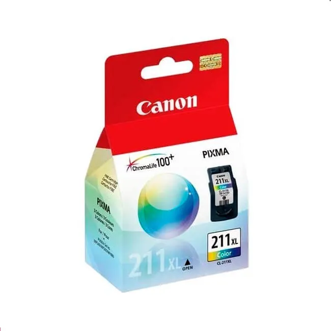 Cartucho de Tinta Canon CL-211XL Color Tricolor
