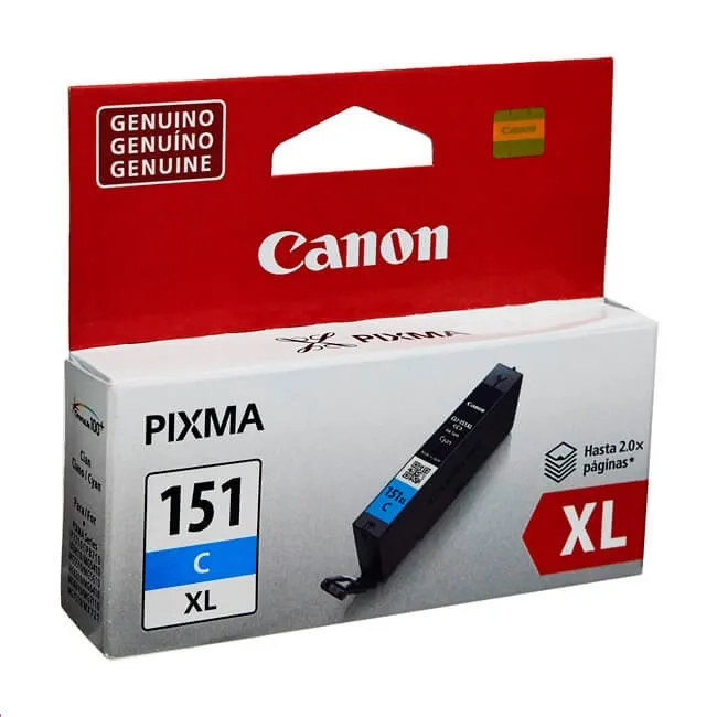 Cartucho de Tinta Canon CLI-151XL alta capacidad Cian
