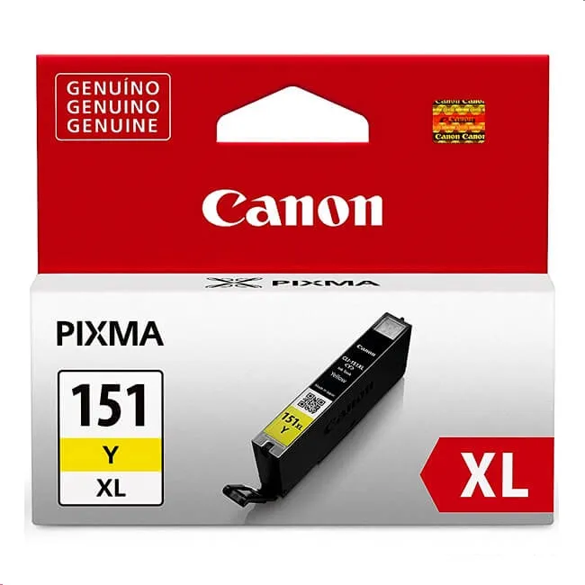 Cartucho de Tinta Canon CLI-151XL alta capacidad Yellow
