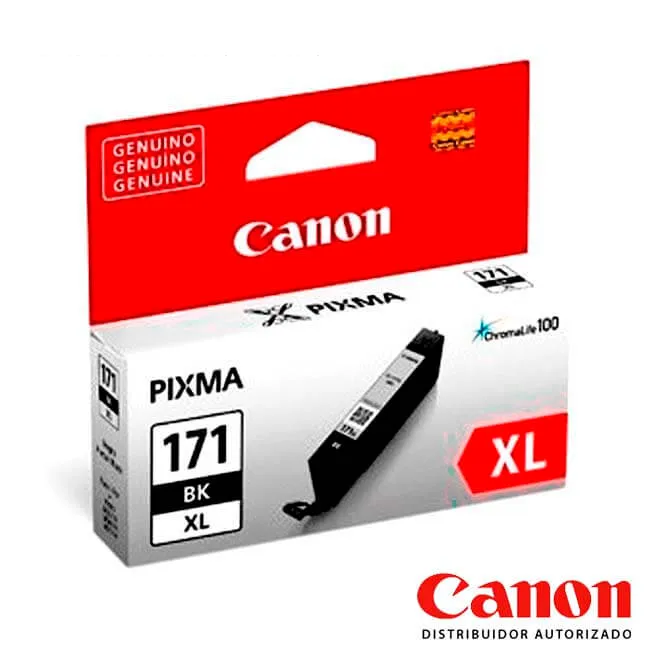 Cartucho de Tinta Canon CLI-171XL alta capacidad Black