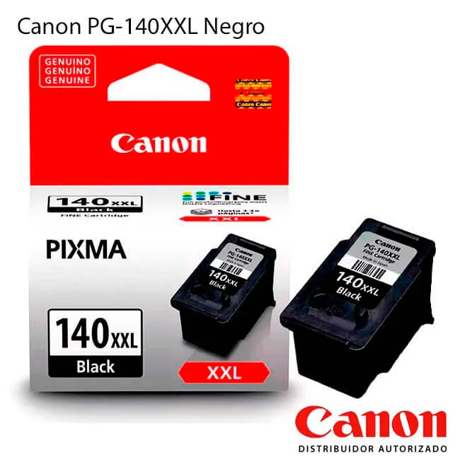 Cartucho de Tinta Canon PG-140XXL alta capacidad Negro