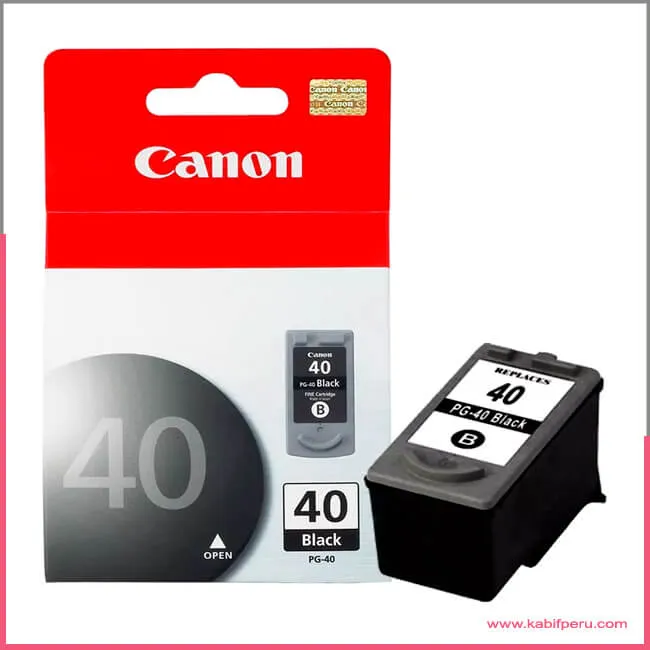 Cartucho de Tinta Canon PG-40BK Black