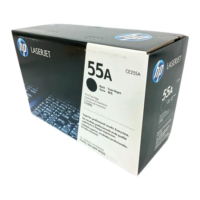 Tóner HP 55A original CE255A negro