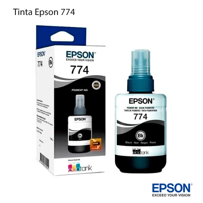 Botella de Tinta Epson 774 Negro original