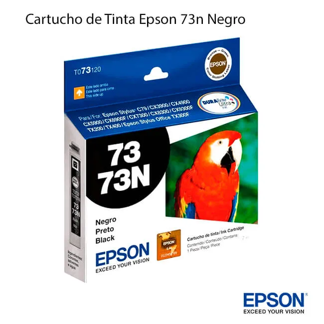 Cartucho de Tinta Epson 73N Negro original