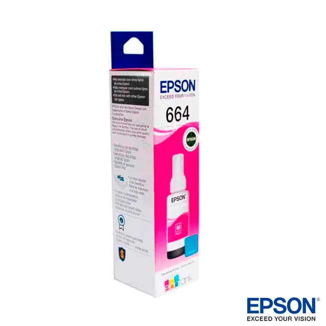 Botella de Tinta Epson 664 Magenta original