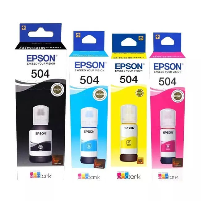 Tinta Epson T504 original Kit completo