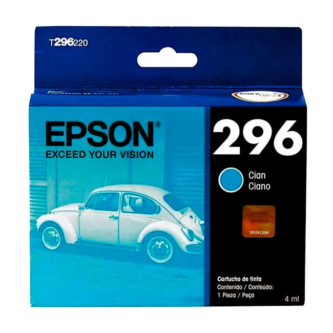 Cartucho de Tinta Epson 296 Cyan Original