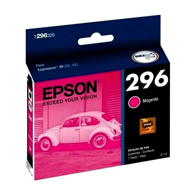 Cartucho de Tinta Epson 296 Magenta Original