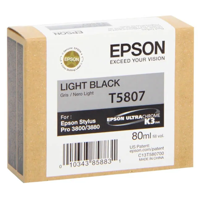 Cartucho de tinta Epson T580700 Light Black