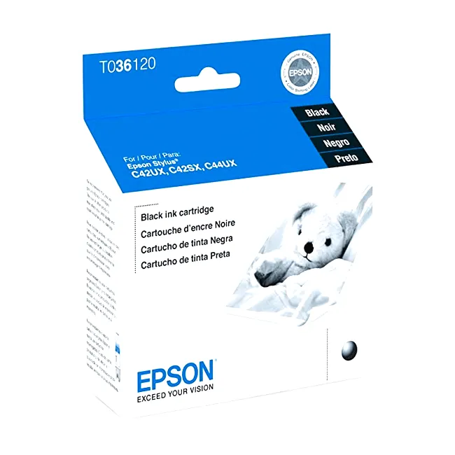 Tinta Epson T036120 original T0361 Negro
