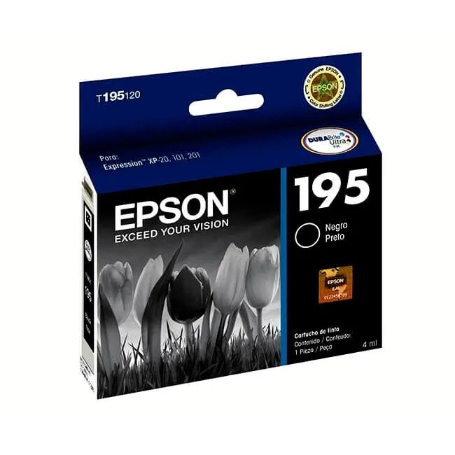 Tinta Epson T195120 original T1951 Black