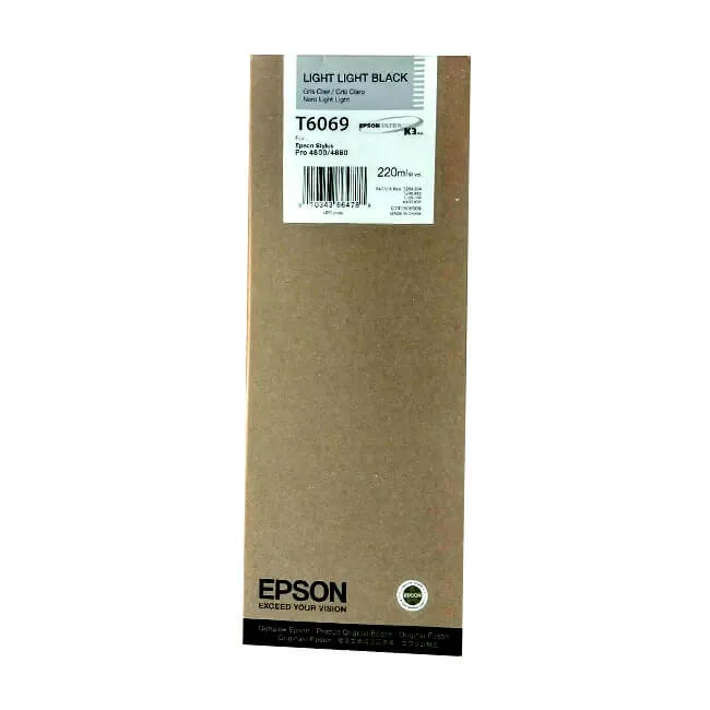 Tinta Epson T606900 original T6069 Light Light Black