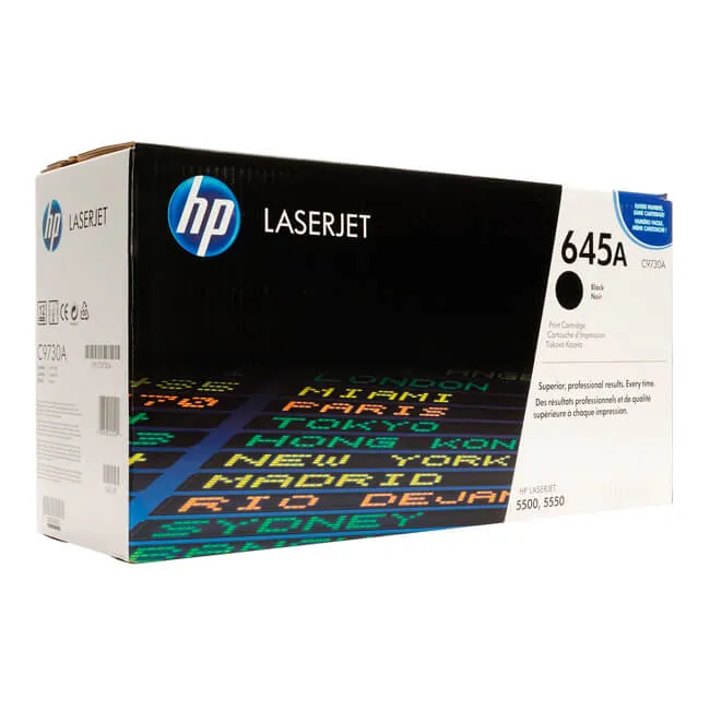 Tóner HP 645A original C9730A negro