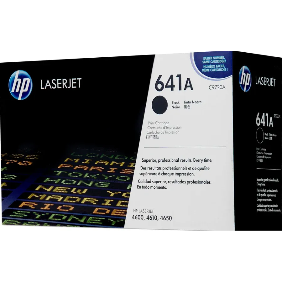 Tóner HP 641A original C9720A negro