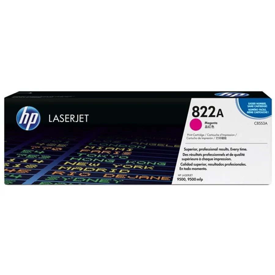 Tóner HP 822A original C8553A magenta