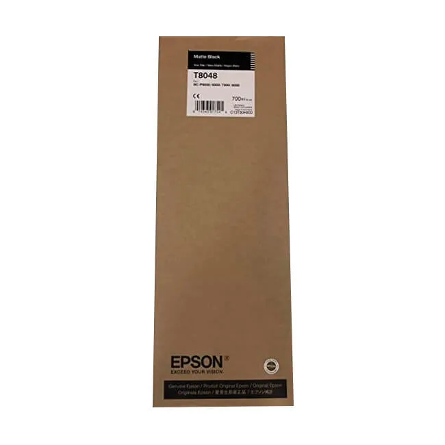 Tinta Epson T8048 original T804800 Negro Mate