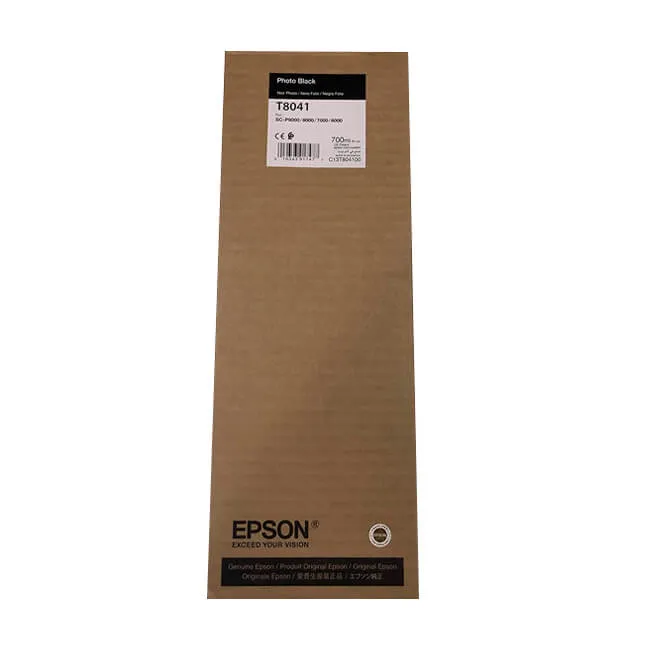 Tinta Epson T8041 original T804100 Negro Fotográfico