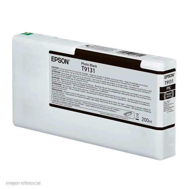 Tinta Epson T9131 original T913100 Negro Photo