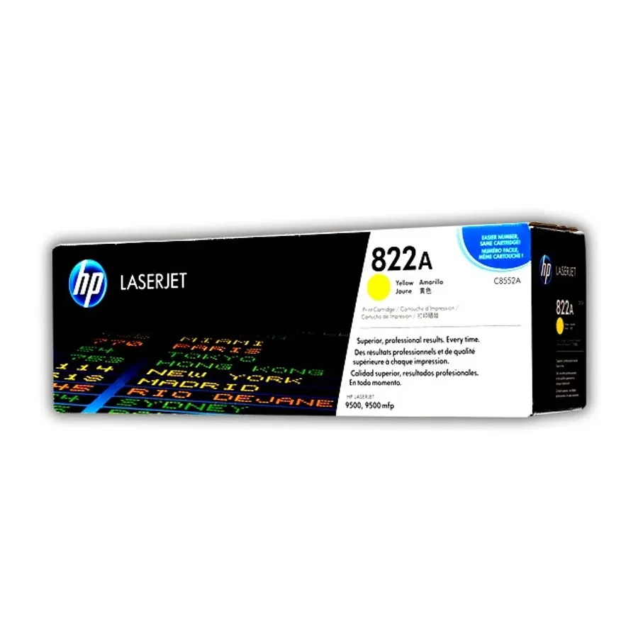 Tóner HP 822A original C8552A yellow