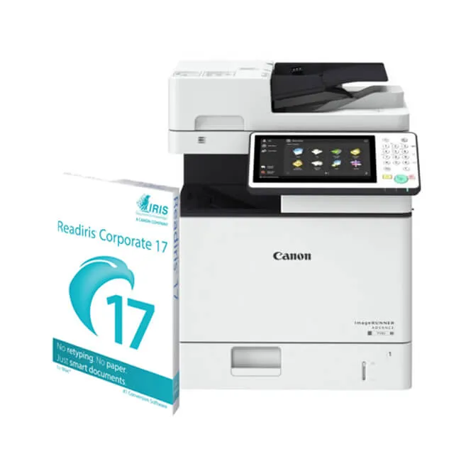 Impresora Multifuncional Canon IR ADV525I + 1 Licencia Readiris Corporate PC