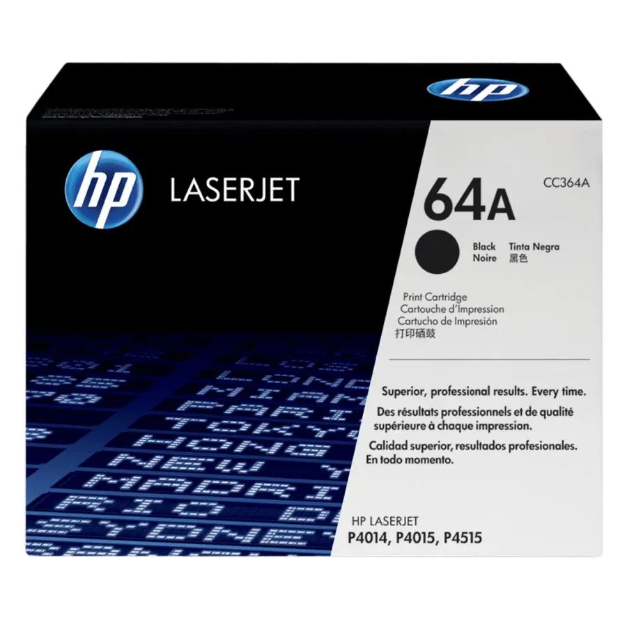 Tóner HP 64A original CC364A negro
