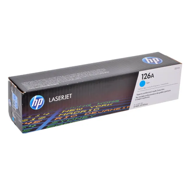 Tóner HP 126A cyan CE311A original