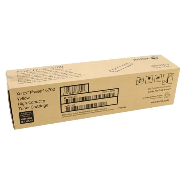 Tóner Xerox 106R01526 original Negro