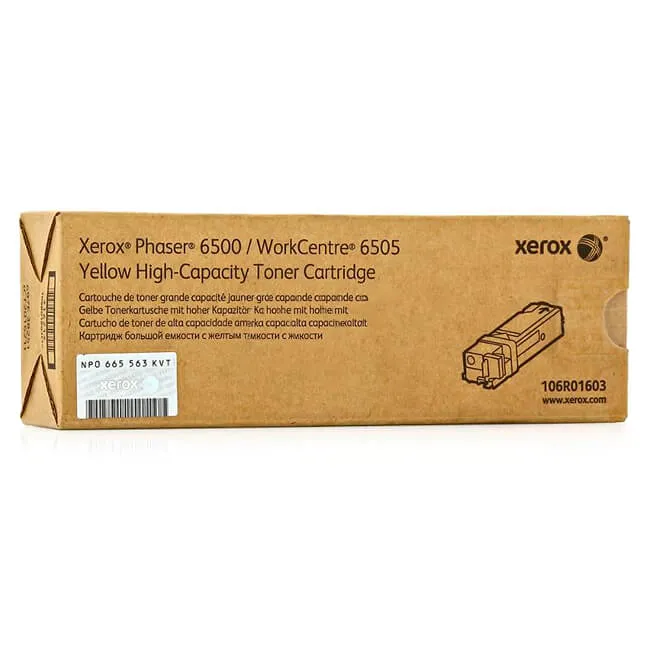 Tóner Xerox 106R01604 original Negro