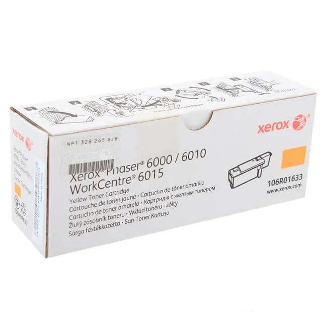 Tóner Xerox 106R01634 original Negro