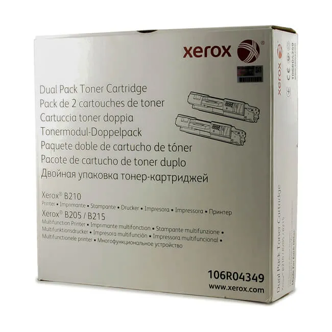 Tóner Xerox 106R04349 Black original