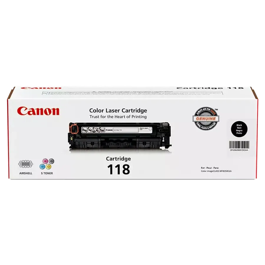 Tóner Canon 118 original Black