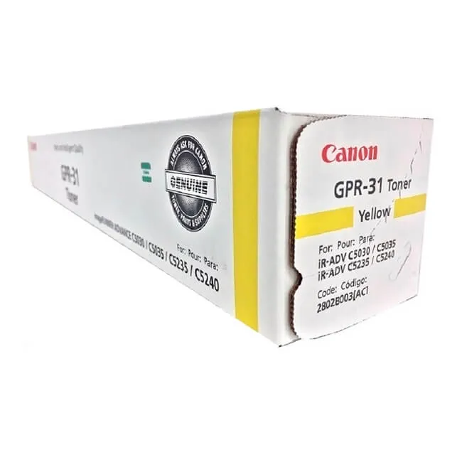 Toner Canon GPR-31 original Yellow