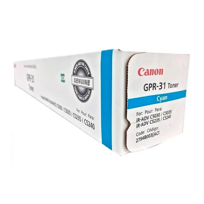 Toner Canon GPR-31 original Cyan