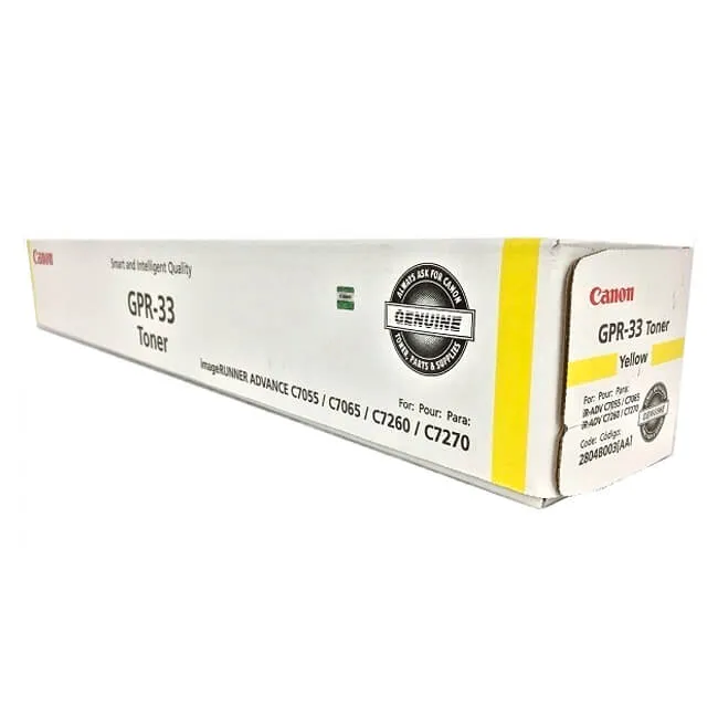 Tóner Canon GPR-33 original Yellow