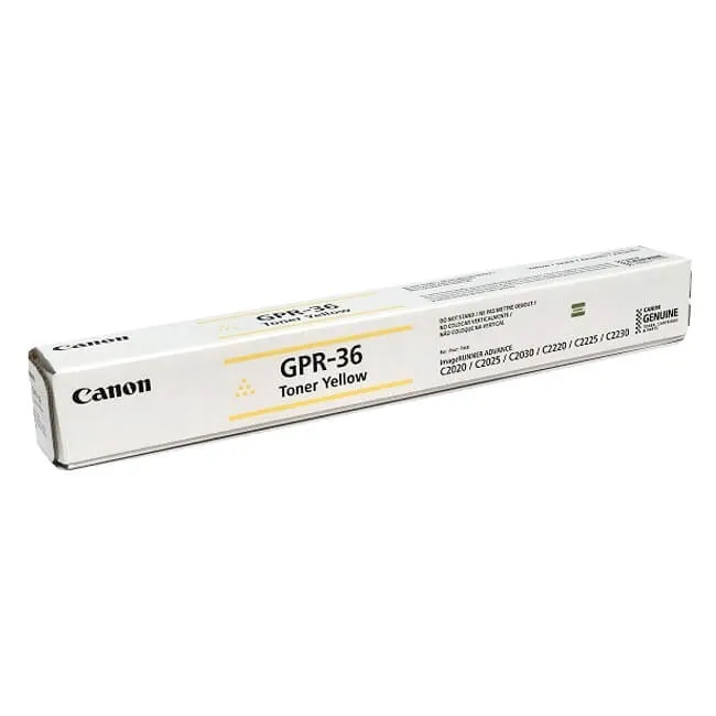 Tóner Canon GPR-36 original Yellow