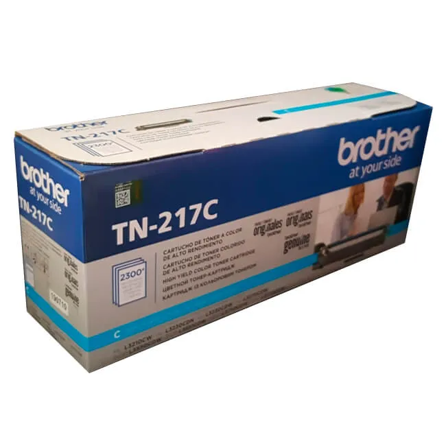 Tóner Brother TN-217C original Cyan