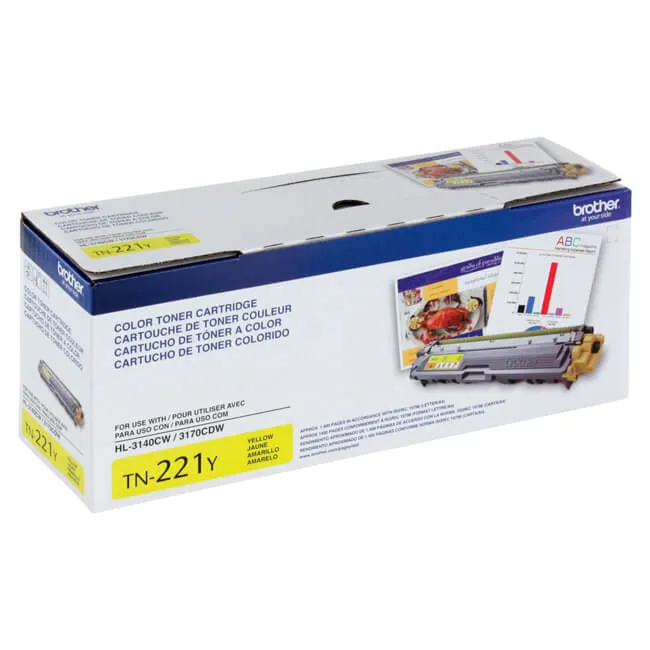 Tóner Brother TN-221Y original Yellow