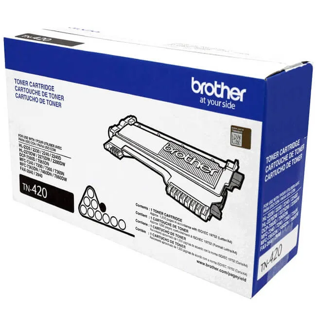 Tóner Brother TN-420 original Negro