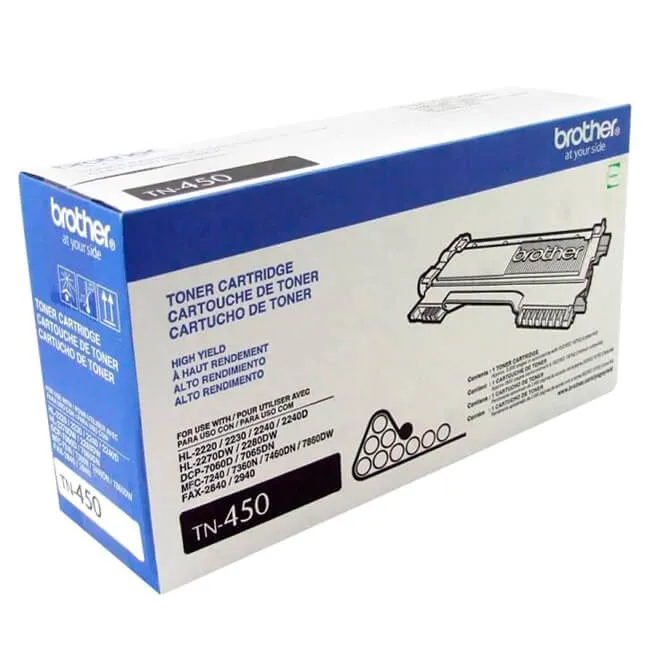 Tóner Brother TN-450 original Negro