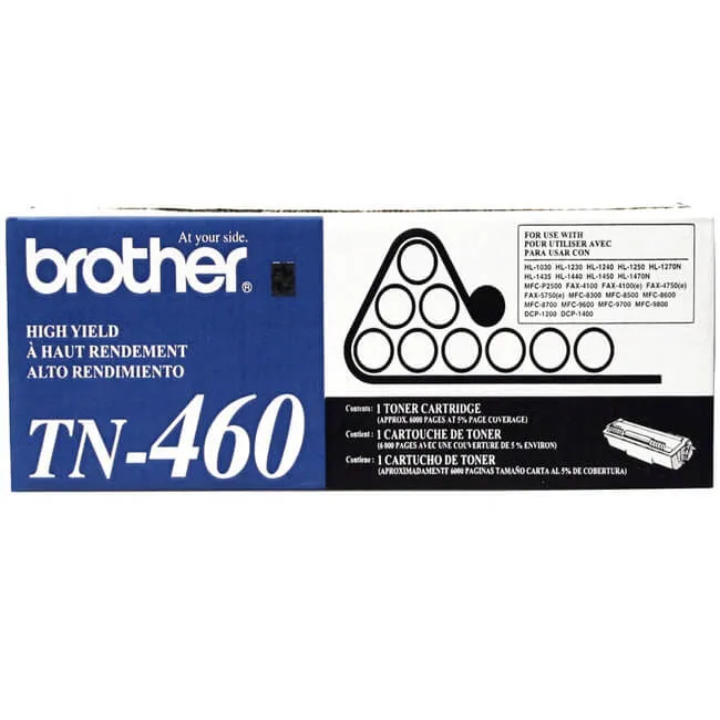 Tóner Brother TN-460 original Negro