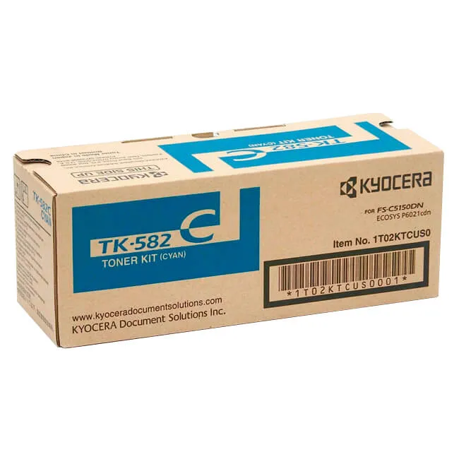 Tóner Kyocera TK-582C original Cyan