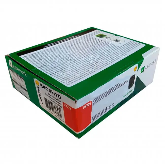Tóner Lexmark 84C4HY0 original Yellow