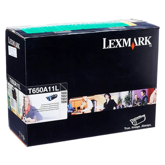 Tóner Lexmark T650A11L original Negro